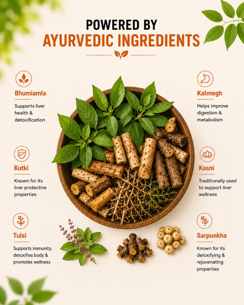 Powered by Ayurvedic Ingredients